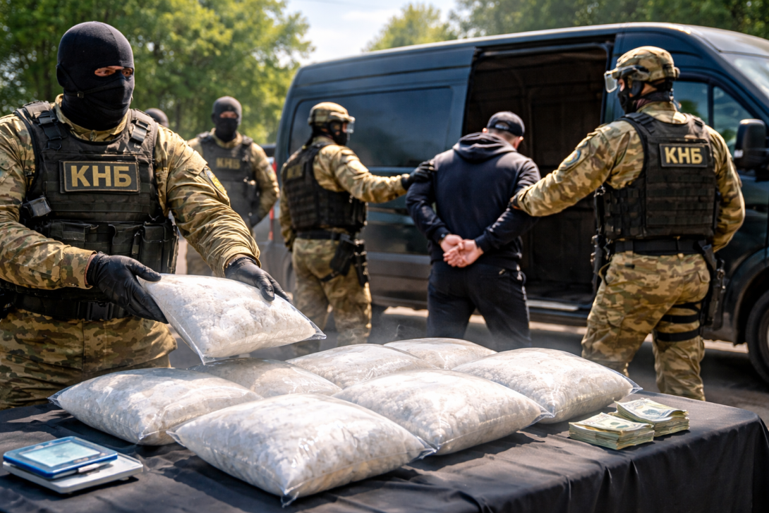 КНБ пресёк канал контрабанды метамфетамина